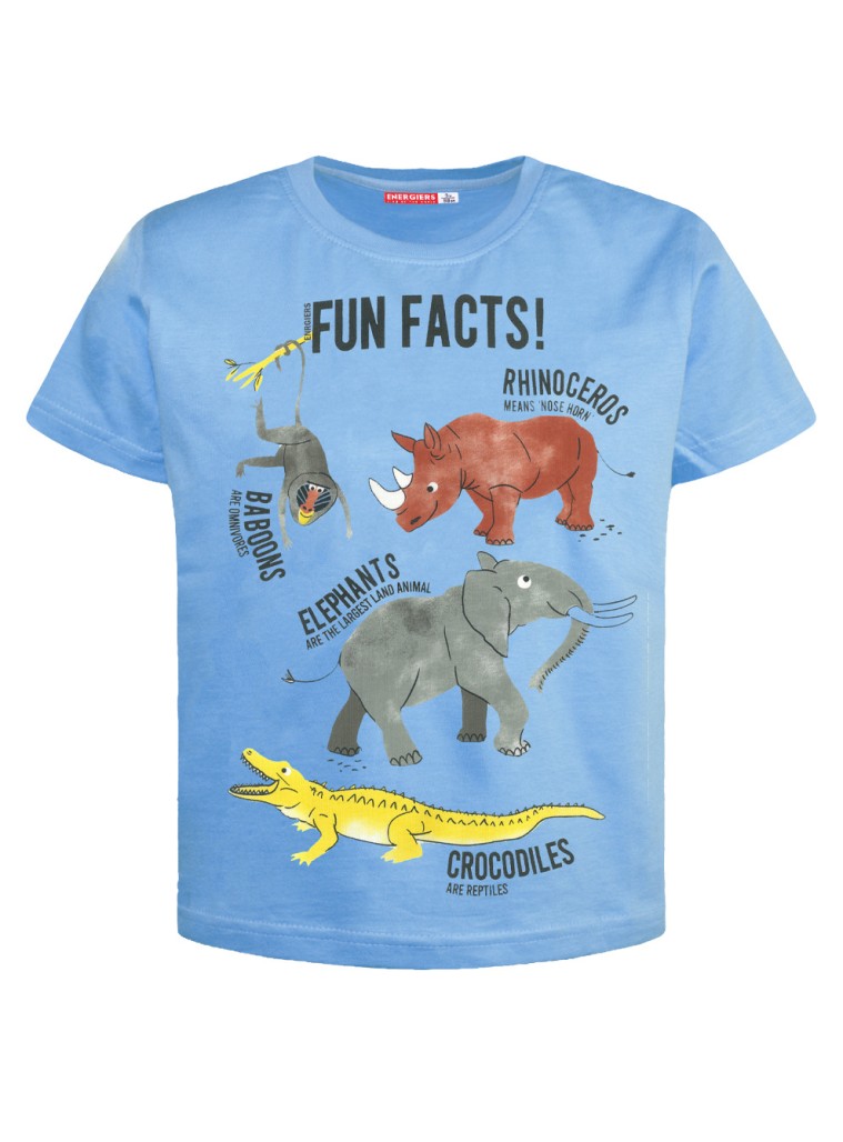 Μακό μπλούζα Fun Facts | ΓΑΛΑΖΙΟ
