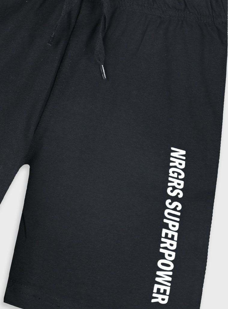 Βερμούδα φούτερ για αγόρι | ΜΑΥΡΟ