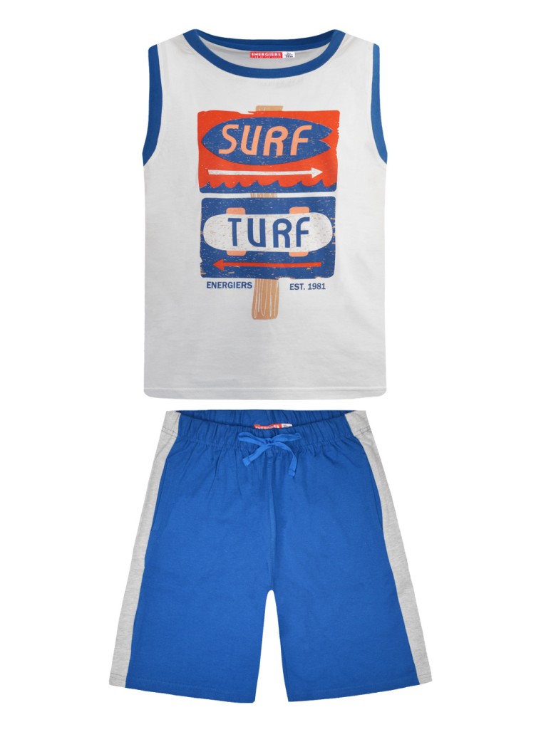 Jersey set print Surf | ROYAL BLUE