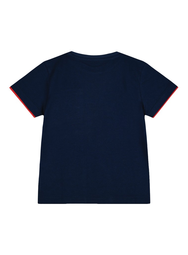 Kοντομάνικη μπλούζα με τύπωμα και τσέπη για αγόρι | ΜΑΡΕΝ