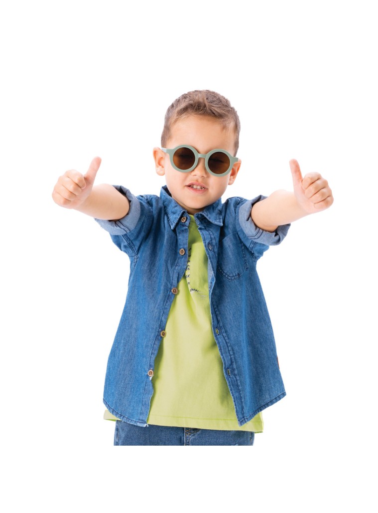 Kοντομάνικη μπλούζα με τύπωμα και τσέπη για αγόρι | ΛΑΧΑΝΙ