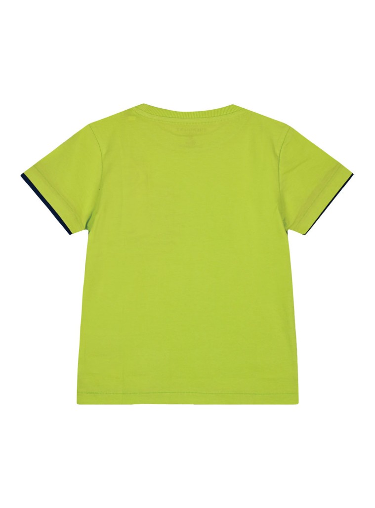 Kοντομάνικη μπλούζα με τύπωμα και τσέπη για αγόρι | ΛΑΧΑΝΙ