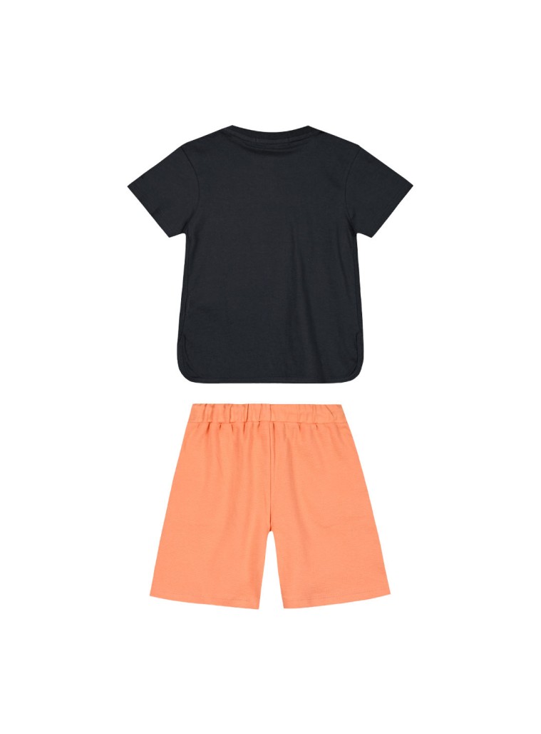 Παιδικό μακό σετ 2 τεμάχια με τύπωμα στην μπλούζα και στην βερμούδα για αγόρι | ΒΕΡΥΚΟΚΚΙ