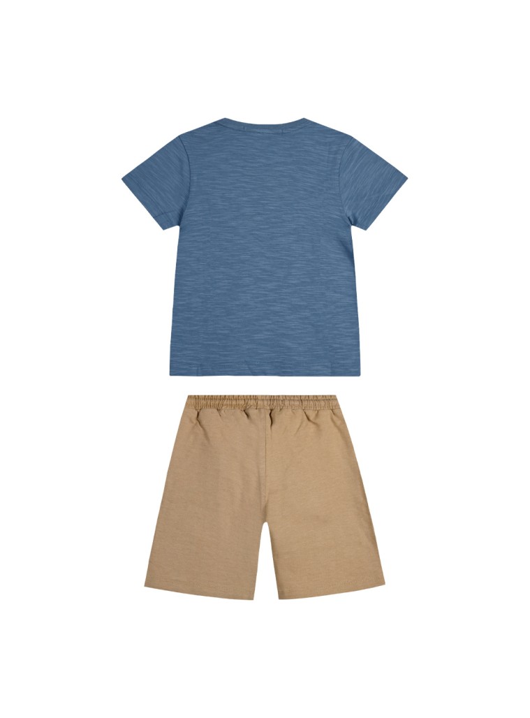 Παιδικό μακό σετ 2 τεμάχια με τύπωμα στην μπλούζα για αγόρι | ΜΠΕΖ