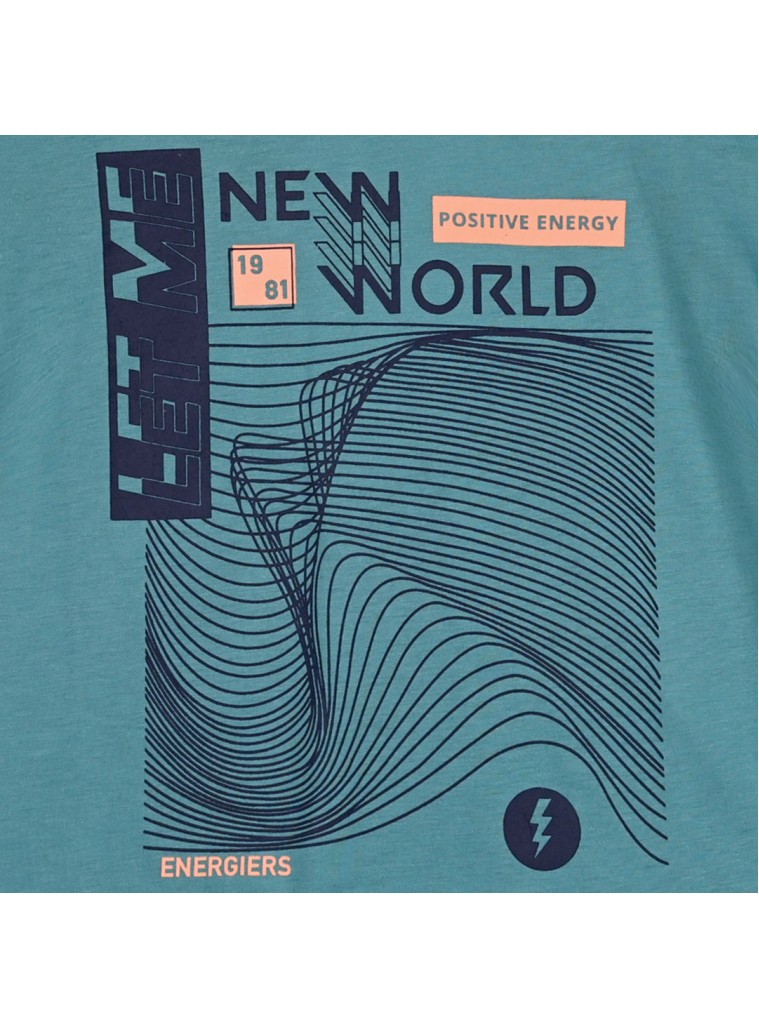 Παιδικό μακό σετ 2 τεμάχια με τύπωμα στην μπλούζα για αγόρι | ΜΑΡΕΝ