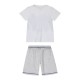 Boy΄s jersey set with print | GREY MELANGE
