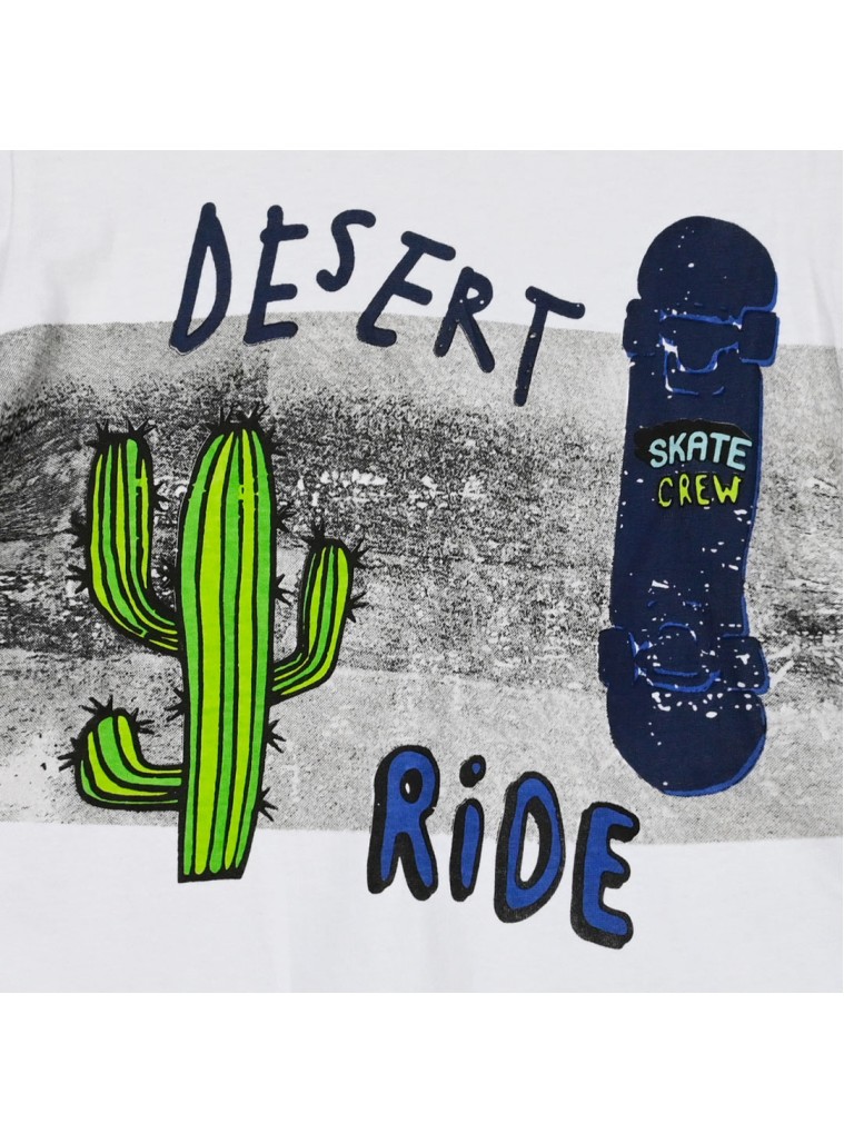 Boy΄s jersey set with print | GREY MELANGE