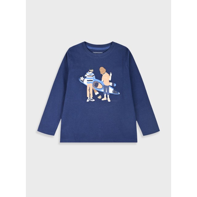 T-shirt with print for boys | NAVY