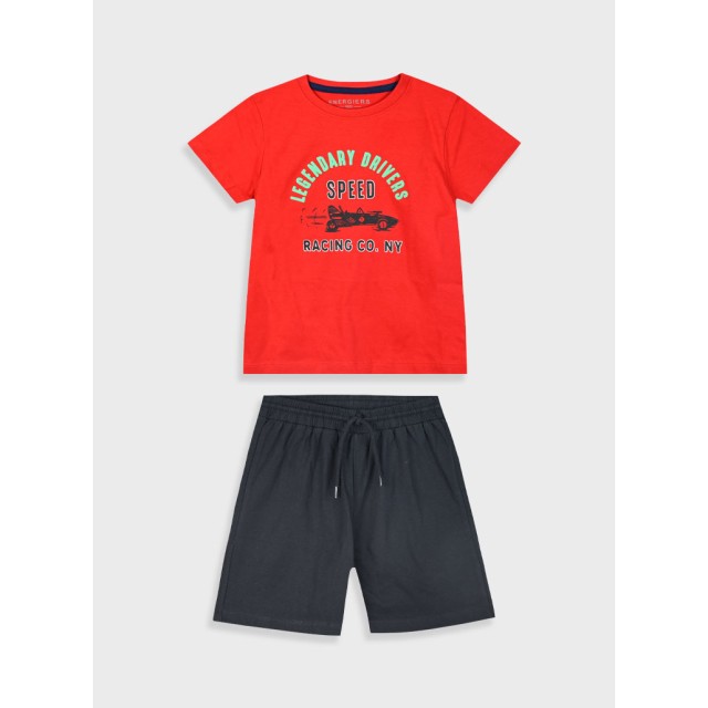 Σετ με τύπωμα για αγόρι | ΜΑΥΡΟ