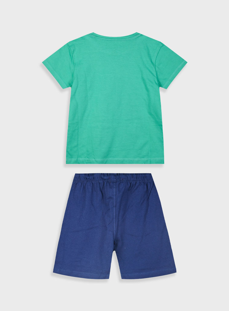 Σετ με τύπωμα για αγόρι | ΜΠΛΕ