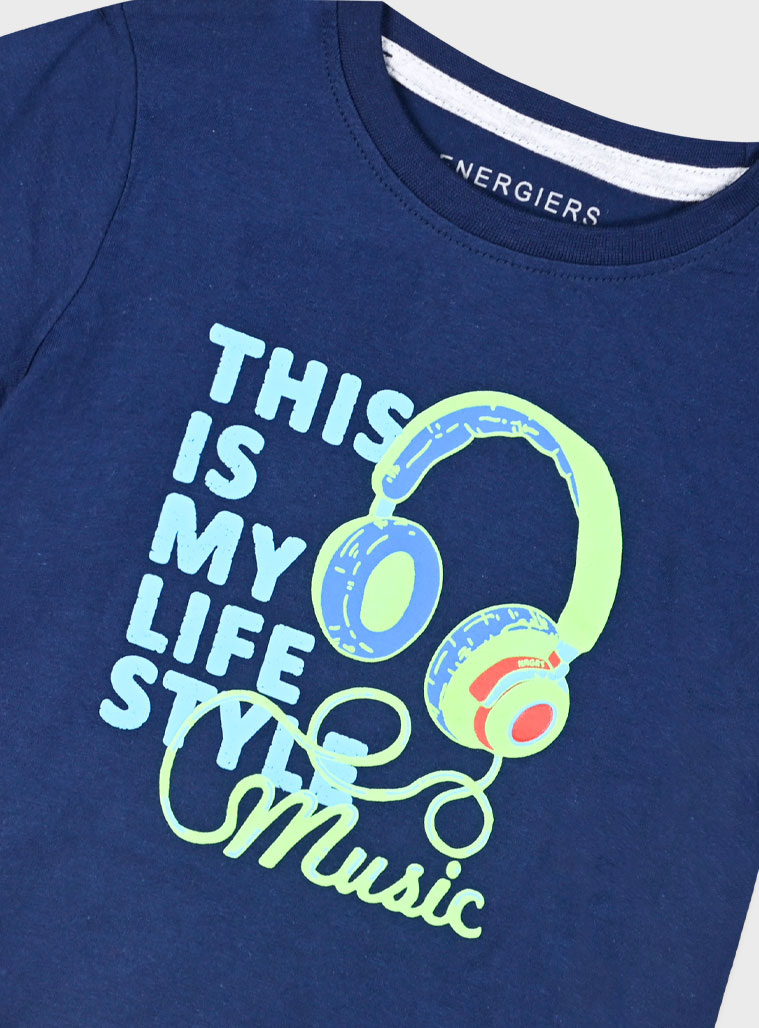 Σετ με τύπωμα για αγόρι | ΜΕΛΑΝΖΕ