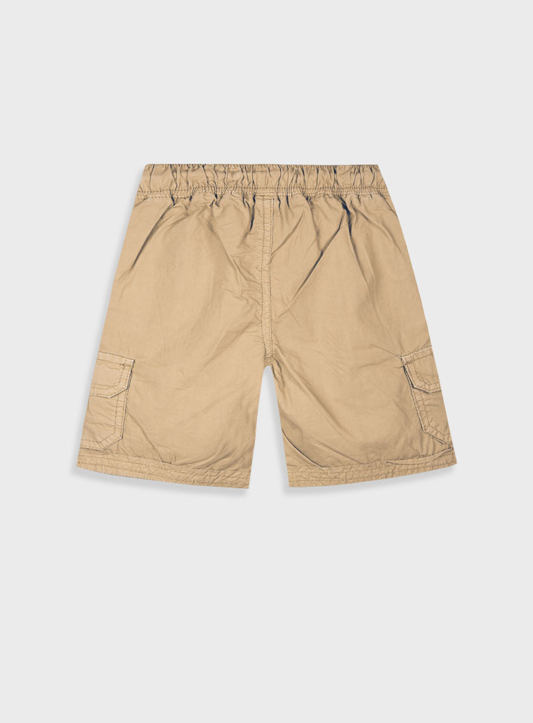 Cargo bermuda for boys | BEIGE