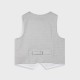 Jacquard vest for boys | GREY