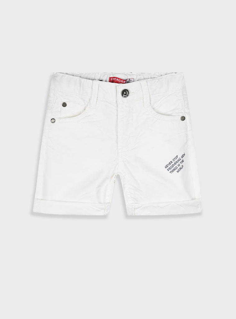 Bermuda for boys | WHITE