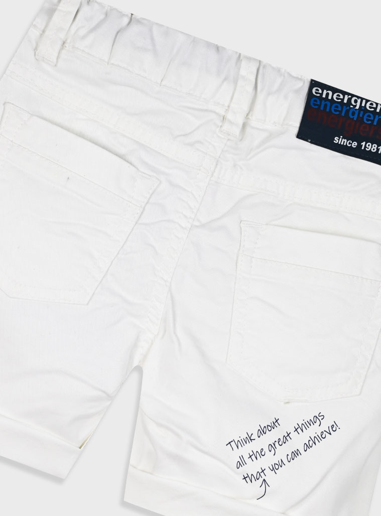 Bermuda for boys | WHITE