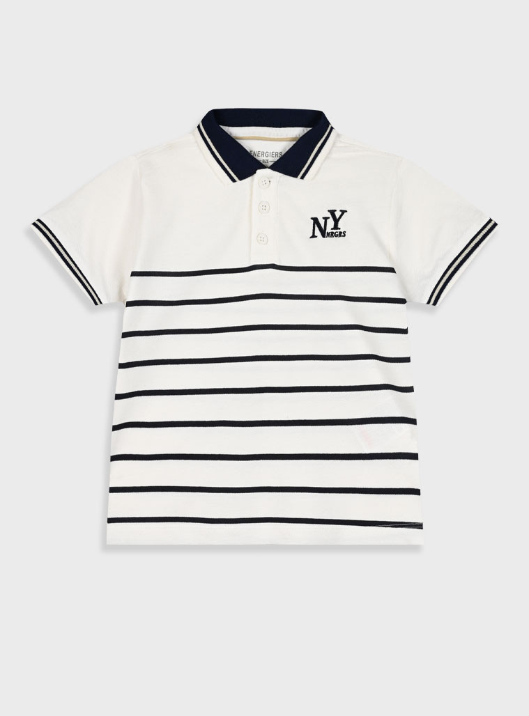 Striped polo for boys | STRIPPED PRINT