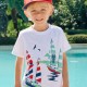 T-shirt with print for boys | WHITE