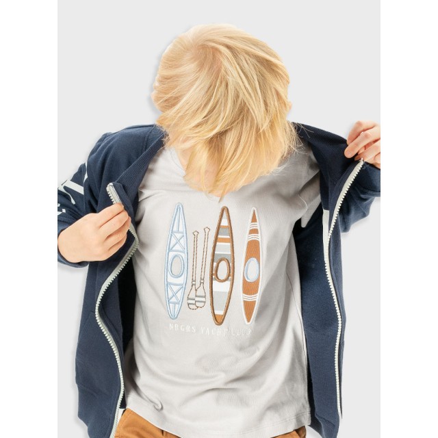 T-shirt with print for boys | GREY