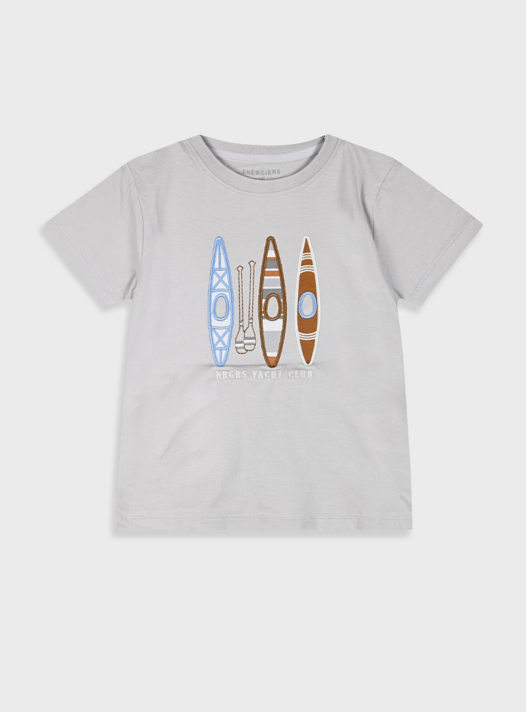T-shirt with print for boys | GREY