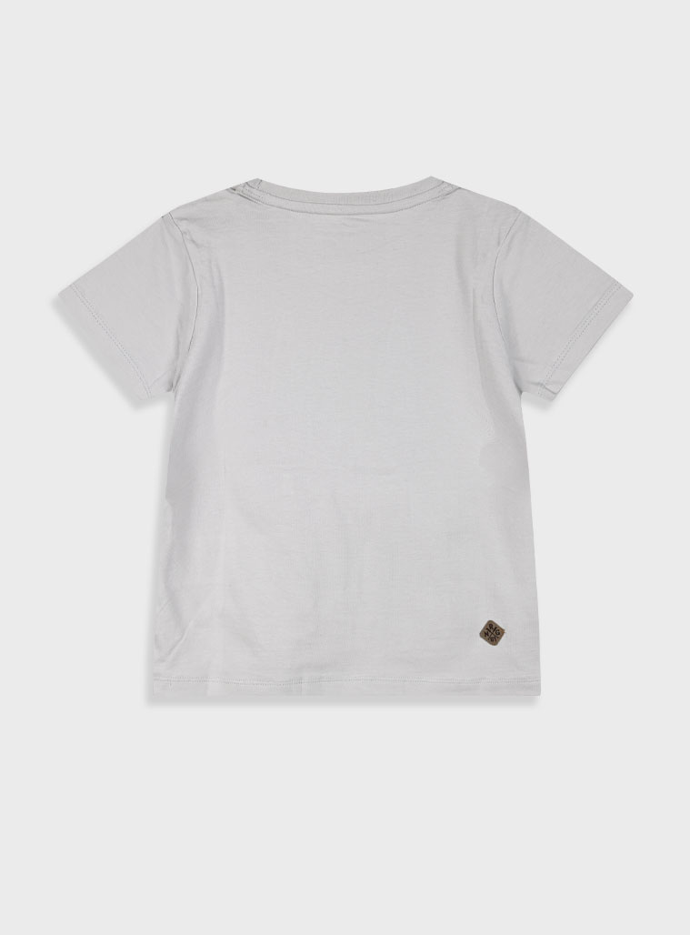T-shirt with print for boys | GREY
