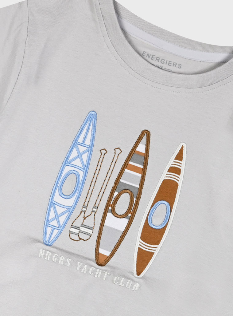 T-shirt with print for boys | GREY