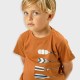 T-shirt with print for boys | CHOCOLATE