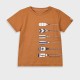 T-shirt with print for boys | CHOCOLATE