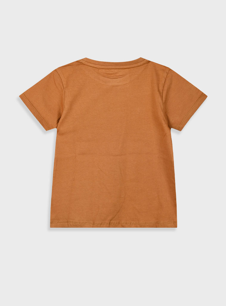 T-shirt with print for boys | CHOCOLATE