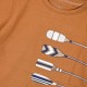 T-shirt with print for boys | CHOCOLATE