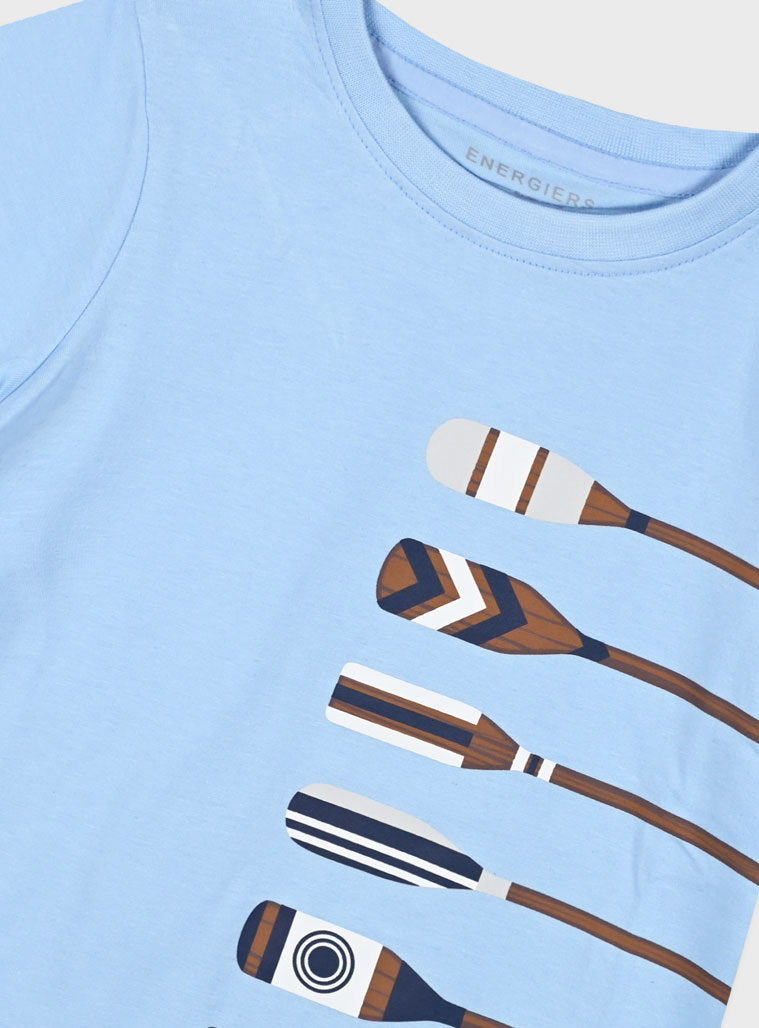 T-shirt with print for boys | LIGHT BLUE