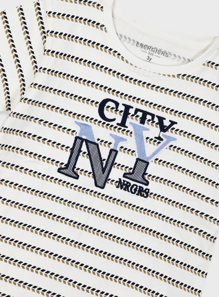 Striped t-shirt for boys | STRIPPED PRINT