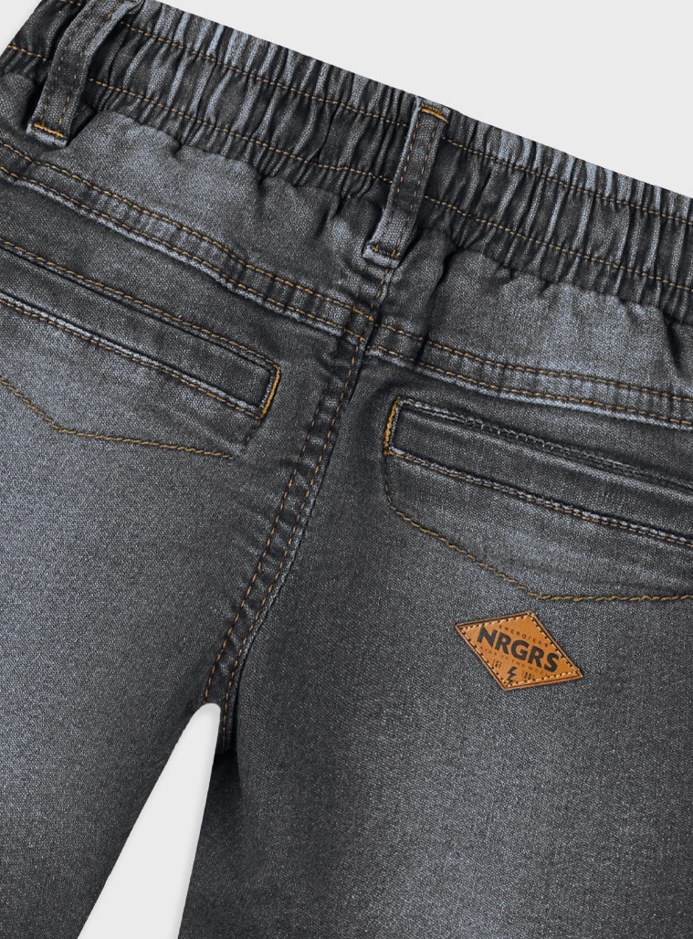 Bermuda for boys | BLACK DENIM