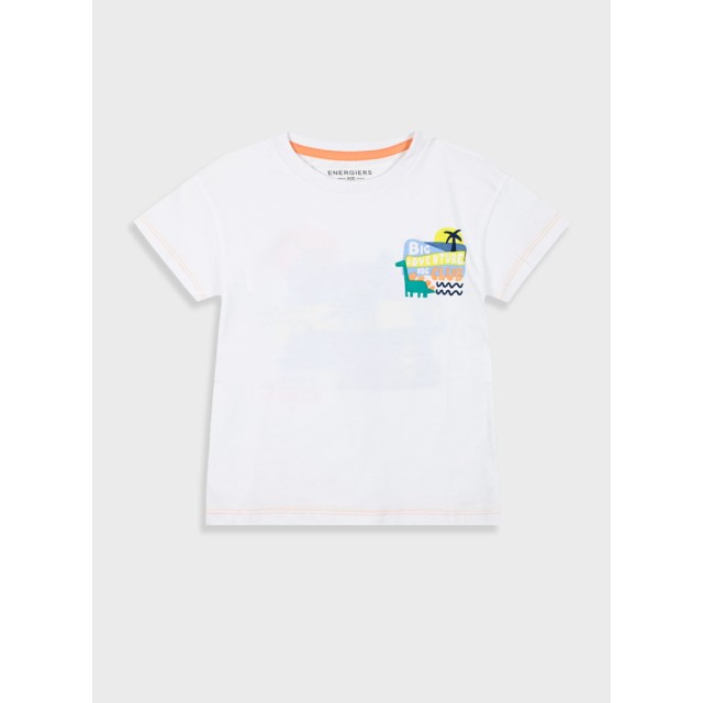 Μπλούζα με τύπωμα για αγόρι | ΛΕΥΚΟ