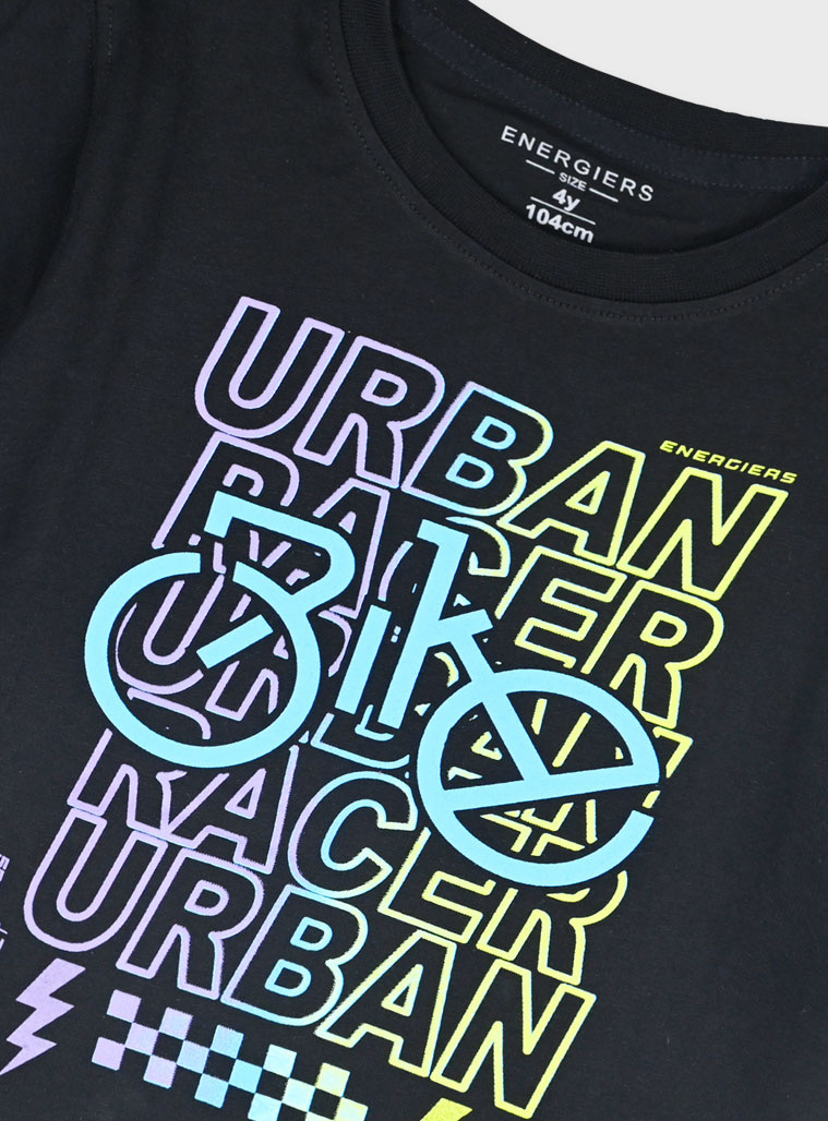 Μπλούζα με τύπωμα για αγόρι | ΜΑΥΡΟ Μπλούζα με τύπωμα για αγόρι | ΜΑΥΡΟ