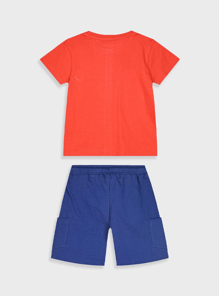 Σετ με τύπωμα για αγόρι | ΜΠΛΕ