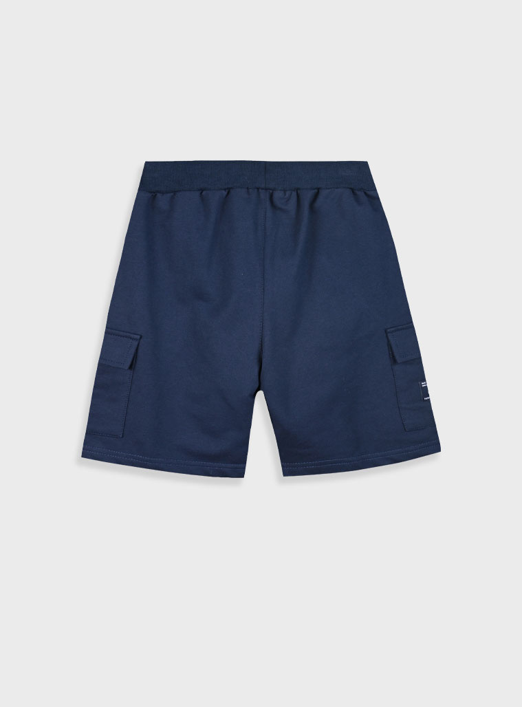 French terry bermuda for boys | NAVY
