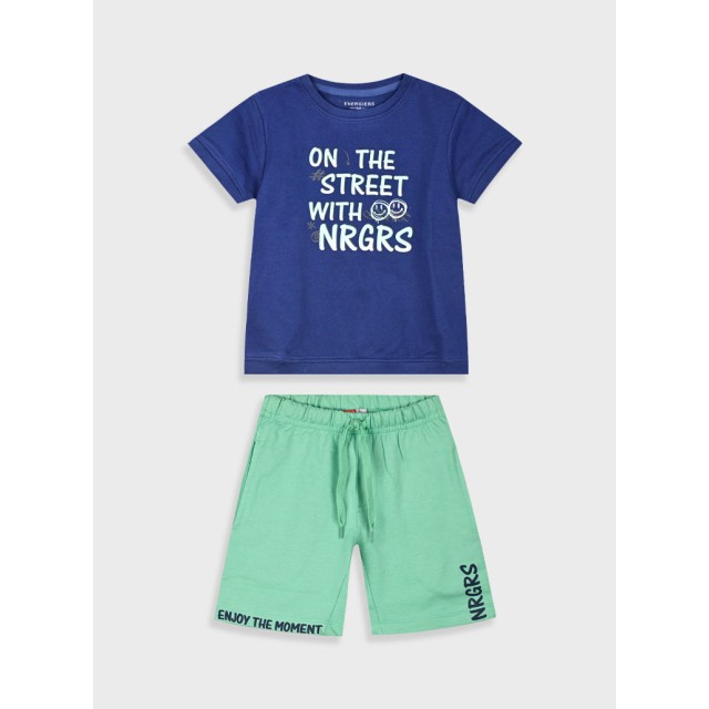 Set with print for boys | ICE GREEN