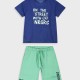 Set with print for boys | ICE GREEN