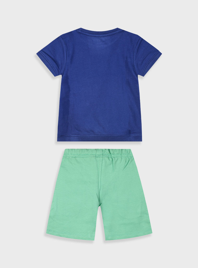 Set with print for boys | ICE GREEN