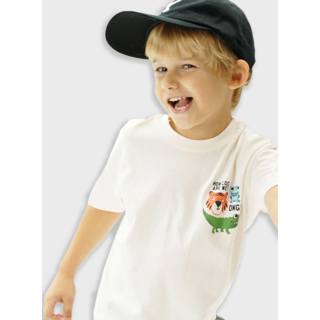 Μπλούζα με τύπωμα για αγόρι | ΛΕΥΚΟ
