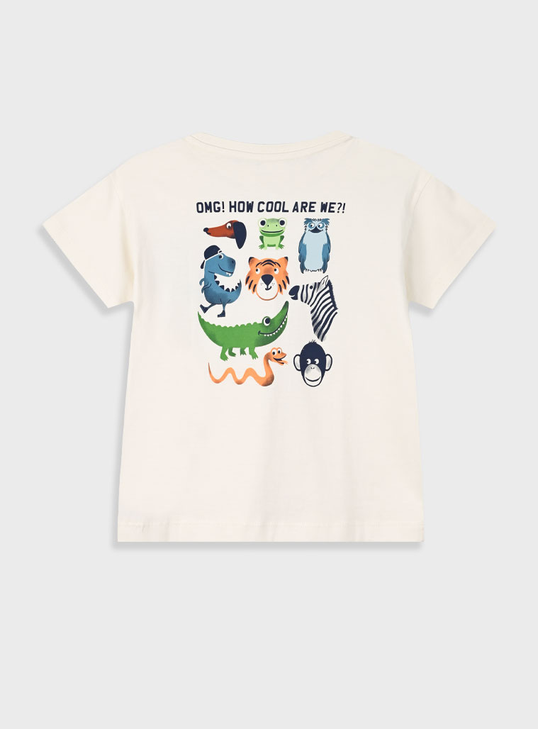 Μπλούζα με τύπωμα για αγόρι | ΛΕΥΚΟ