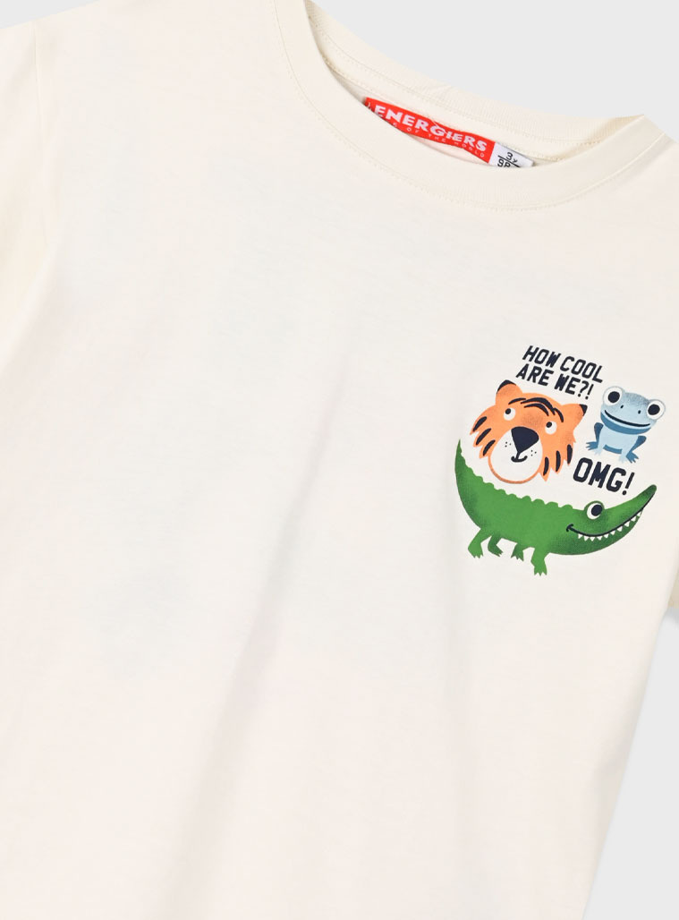 Μπλούζα με τύπωμα για αγόρι | ΛΕΥΚΟ