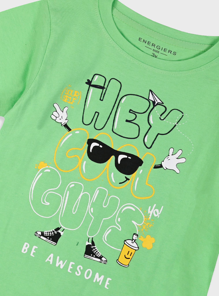 Σετ με τύπωμα για αγόρι | ΜΠΛΕ