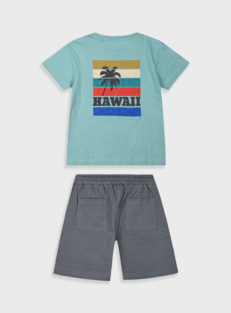 Σετ με τύπωμα για αγόρι | ΑΝΘΡΑΚΙ