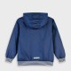 Jacket with hood | Blu navy