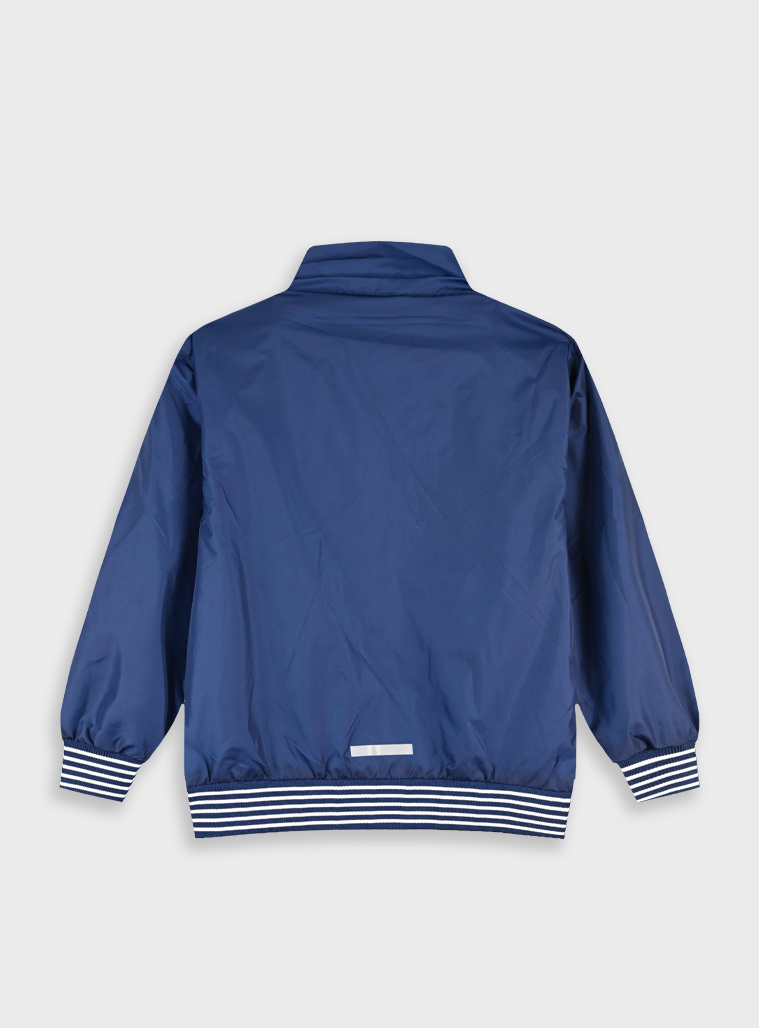 Jacket with hood | Blu navy