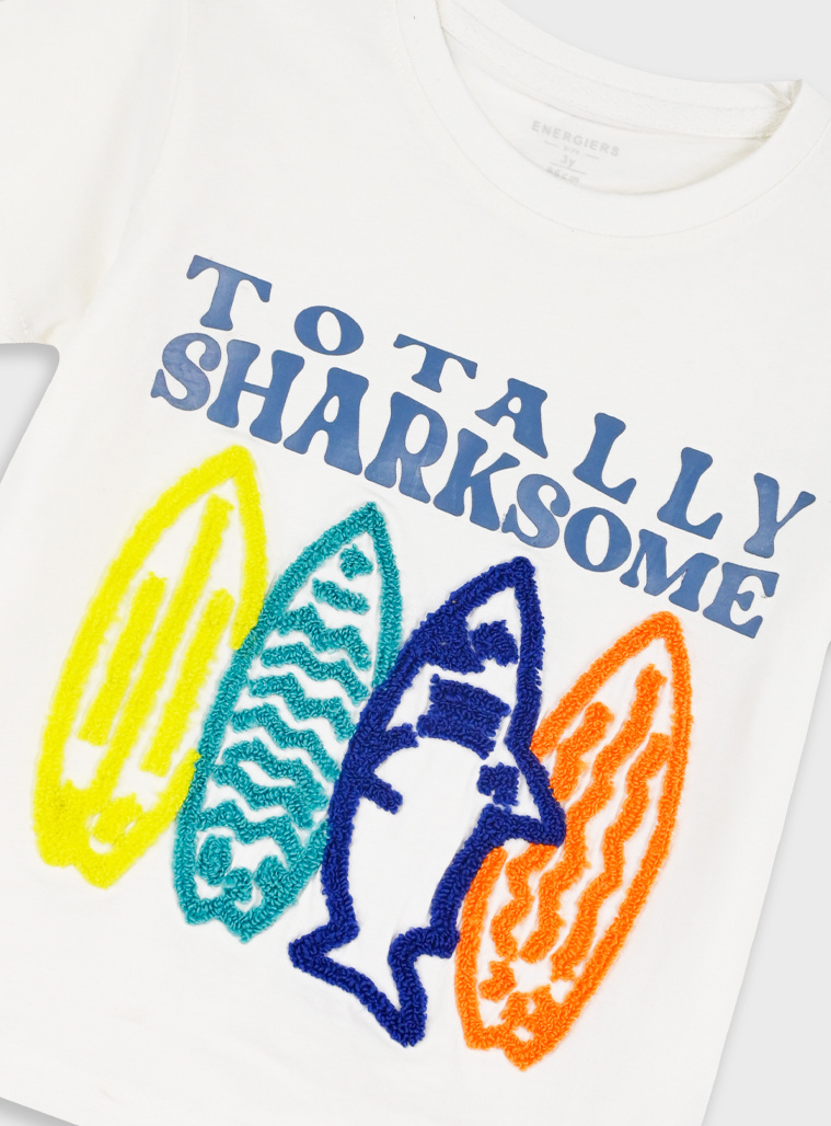 Set with applique | BLUE DENIM