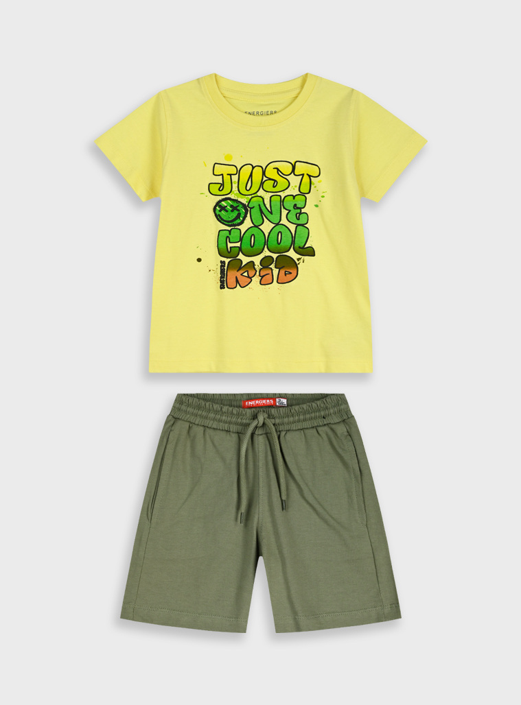 Set with print | Kaki