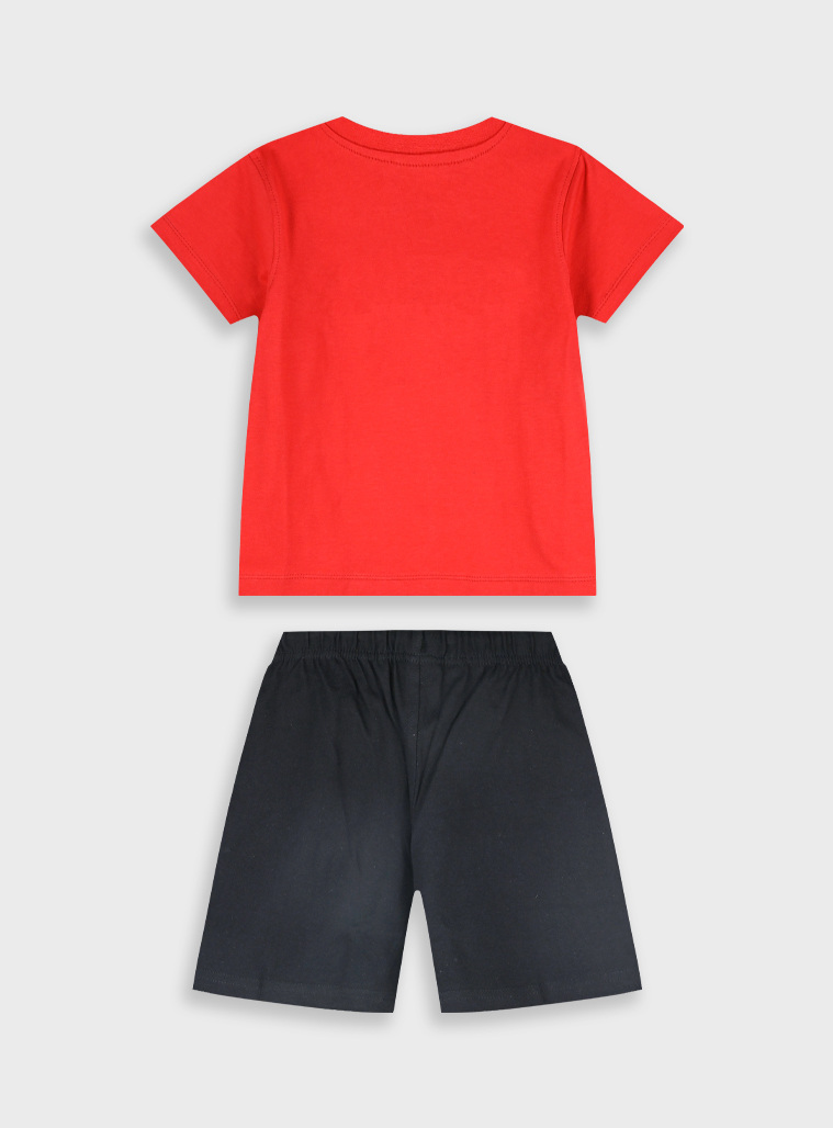 Set with print | Rosso