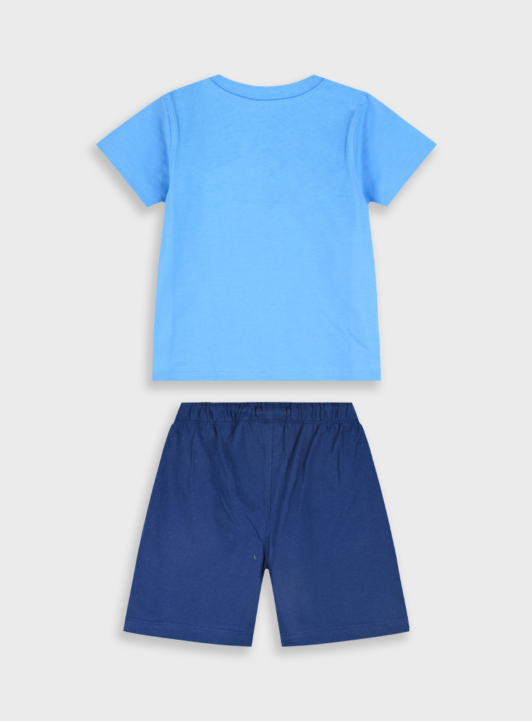 Set with print | Azzurro cielo